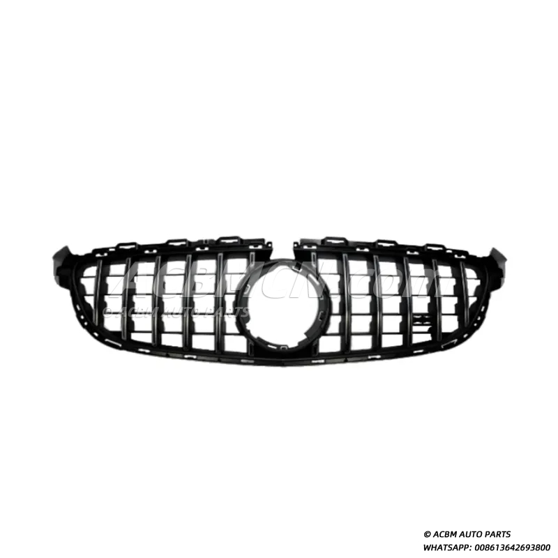 A2058881500 Front Bumper Radiator Grille for Mercedes-Benz C-Class 205 C180 D/C200/C220/C300 Bluetec Hybrid/H 2013-2018 – OEM Replacement Direct Fit ABS Plastic Durable Grille Assembly OEM-Style Fitment